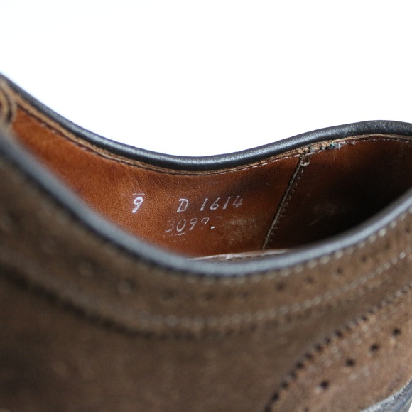 Allen Edmonds Cap Toe Oxford Suede Leather 9 D - Picture 6 of 8